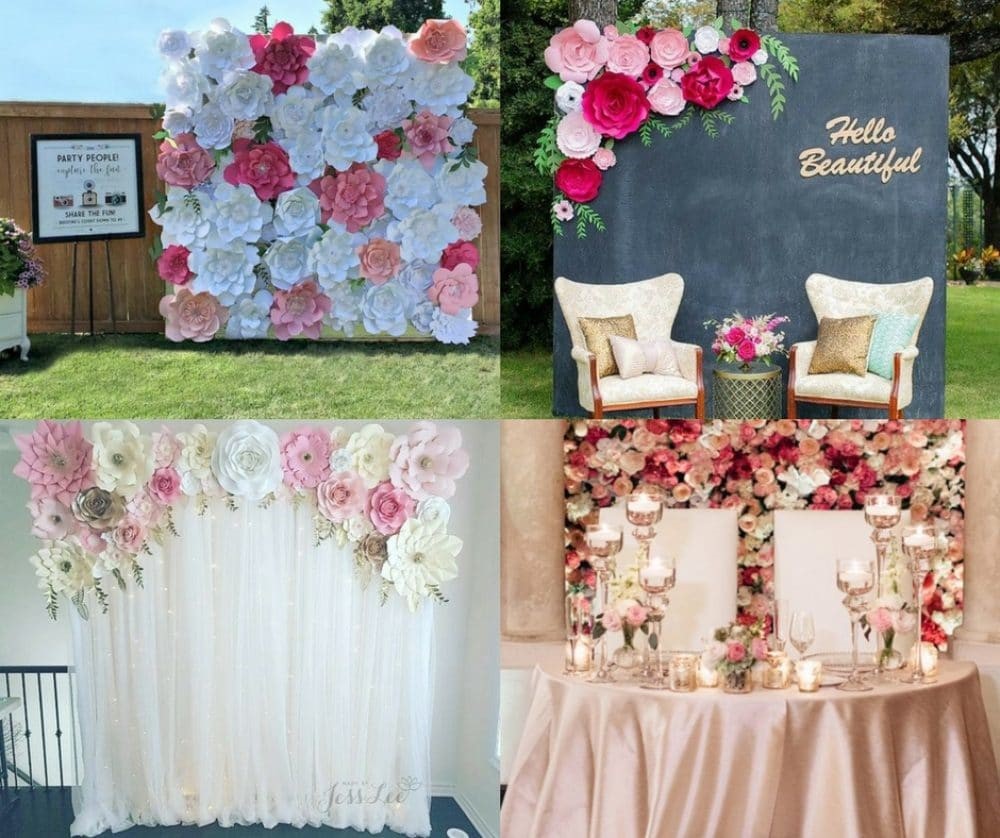 How To Make A Wedding Flower Backdrop The Planner Institute
