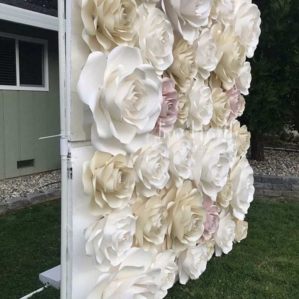 » How To Make A Flower Wall Backdrop For A Wedding Or Event — Wedding