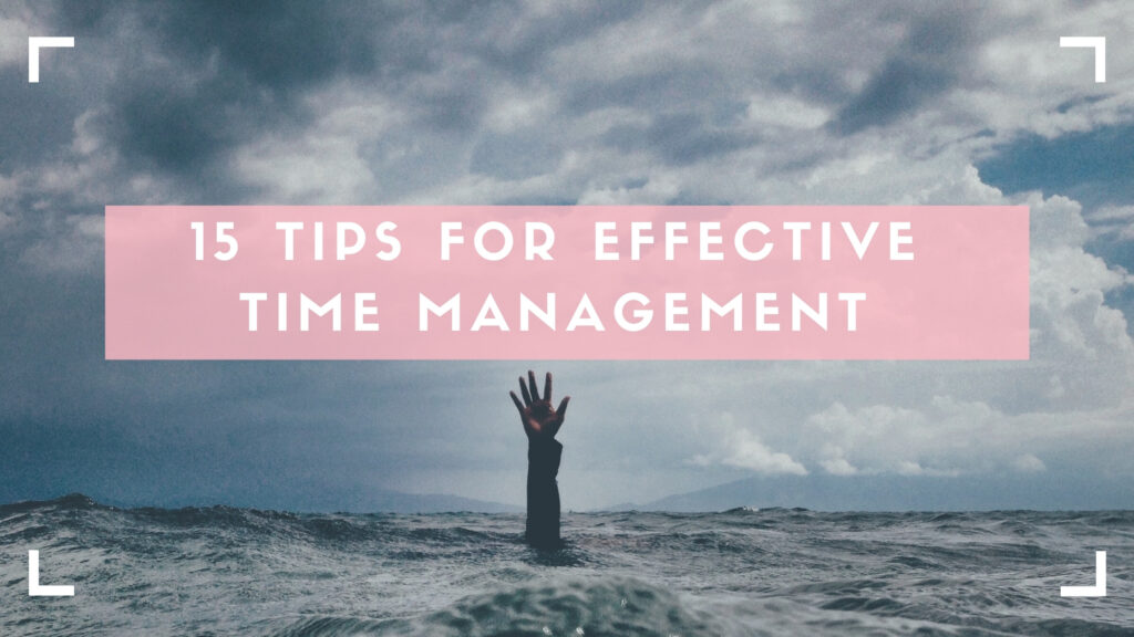 time management tips blog header