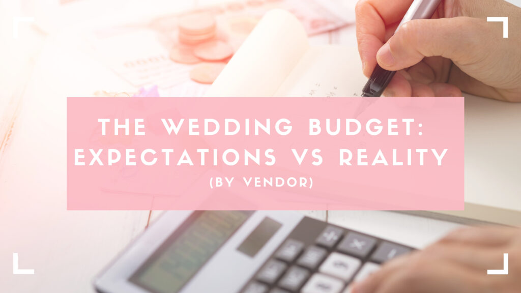 wedding budget by vendor blog header