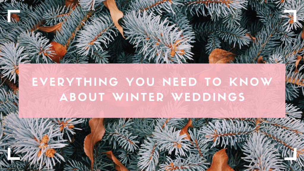 winter wedding blog header image
