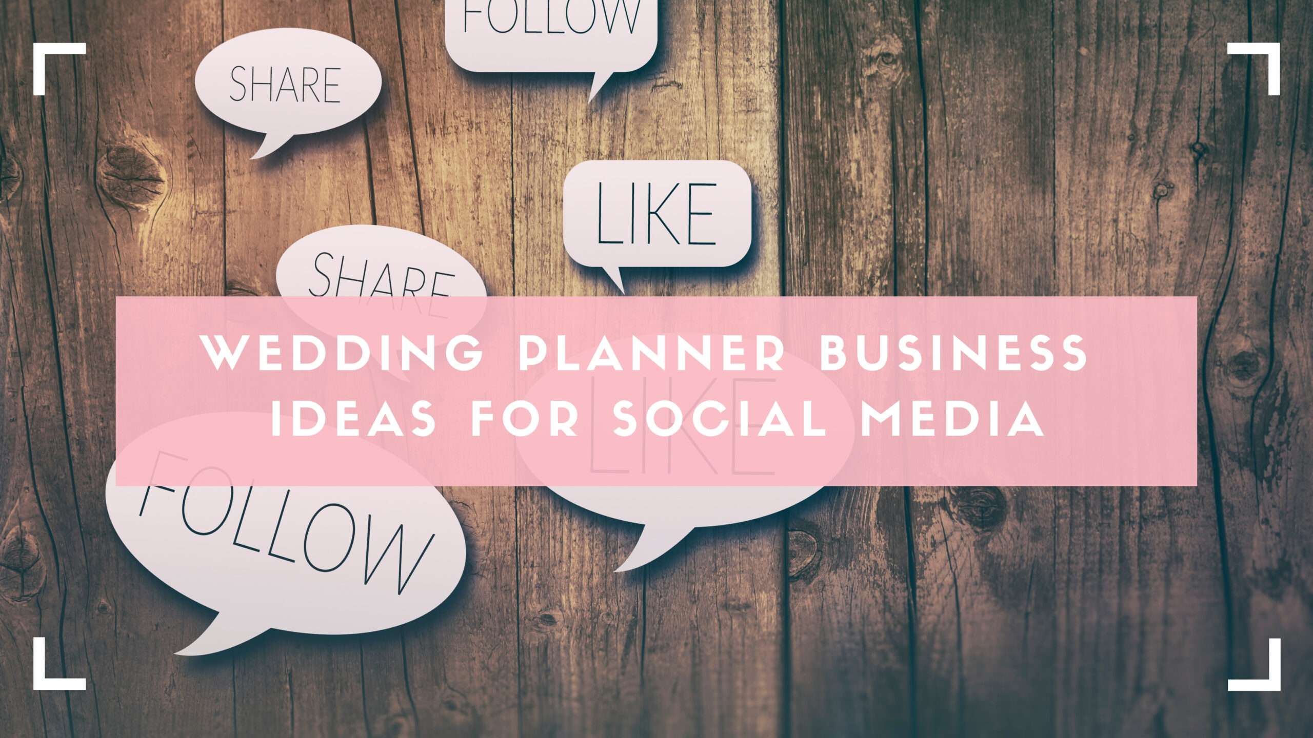 Cabecera del blog Wedding Planner Business Ideas