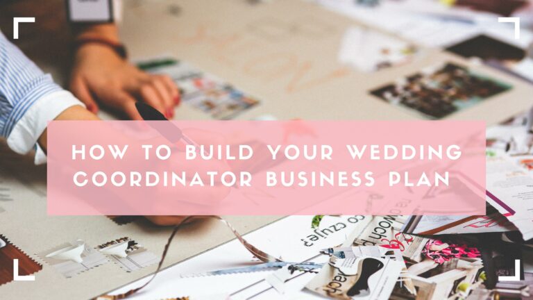 wedding planner business plan blog header