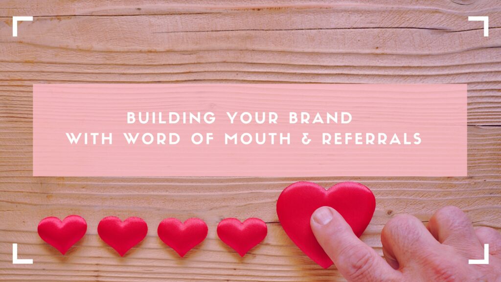 blog header building business with word of mouth