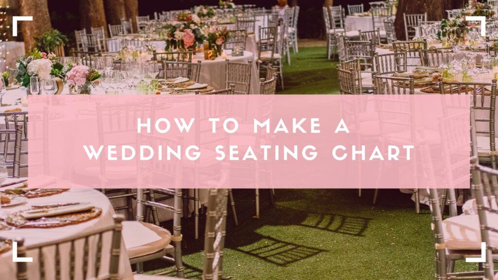 Wedding seating chart blog header